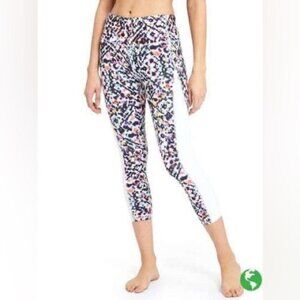 Athleta Womens Size XS High Rise Watercolor Chaturanga Capri Legging Yoga Crop